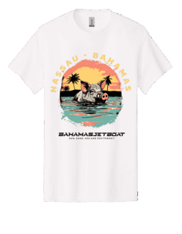 PIG AT SUNRISE T-SHIRT